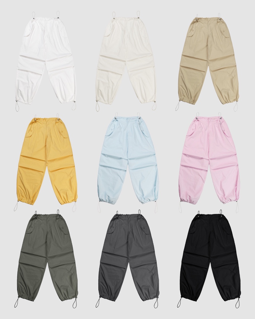 VARY COON韓國直郵女士新品時尚26夏季26春夏休閑褲拉鏈Cido休閑褲