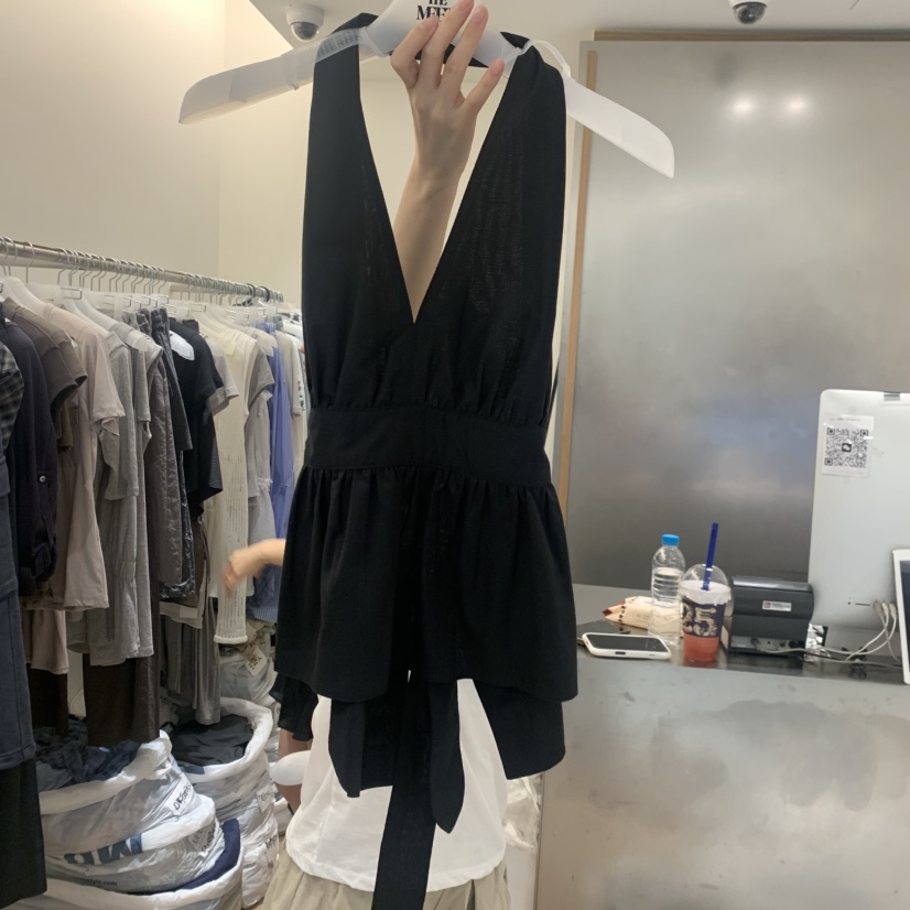 MEET ME韓國直郵女士新品熱賣休閑26春夏時尚推薦吊帶背心MEET ME吊帶/背心圖色1