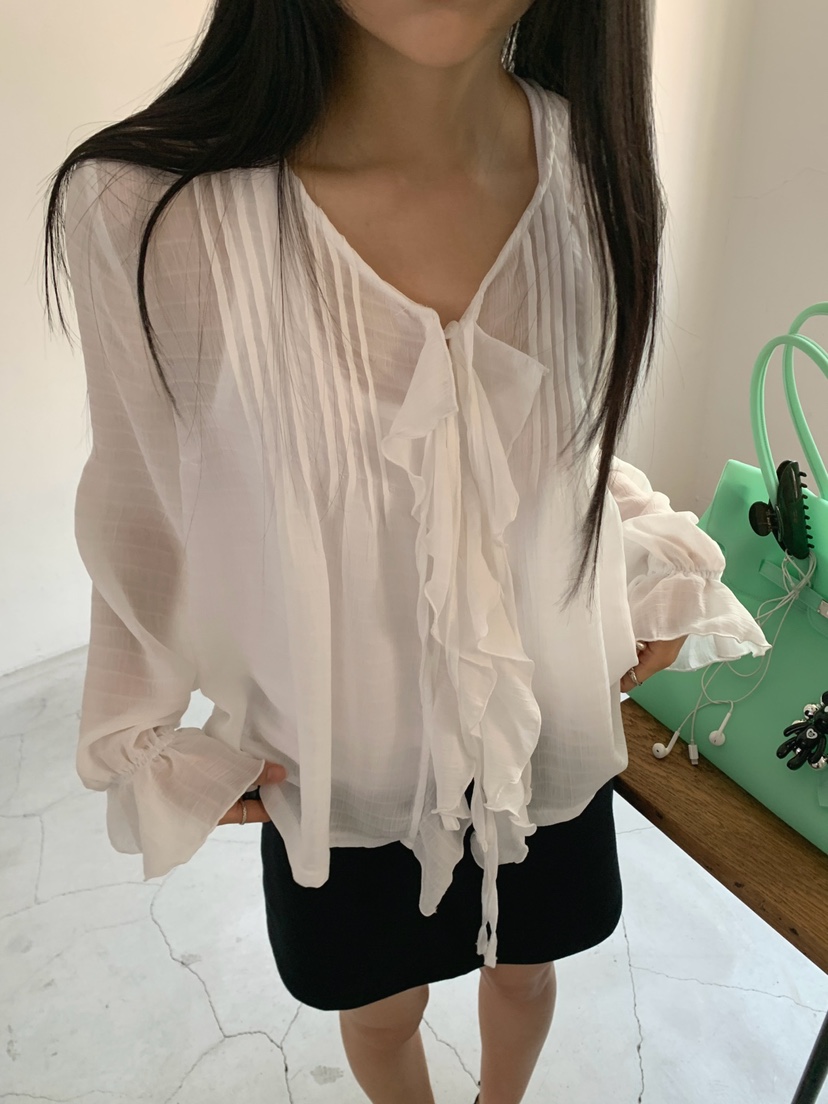 JKICHI韓國直郵實拍女士新款熱賣人氣26春夏襯衫蕾絲衫BLJKICHI襯衫/蕾絲衫