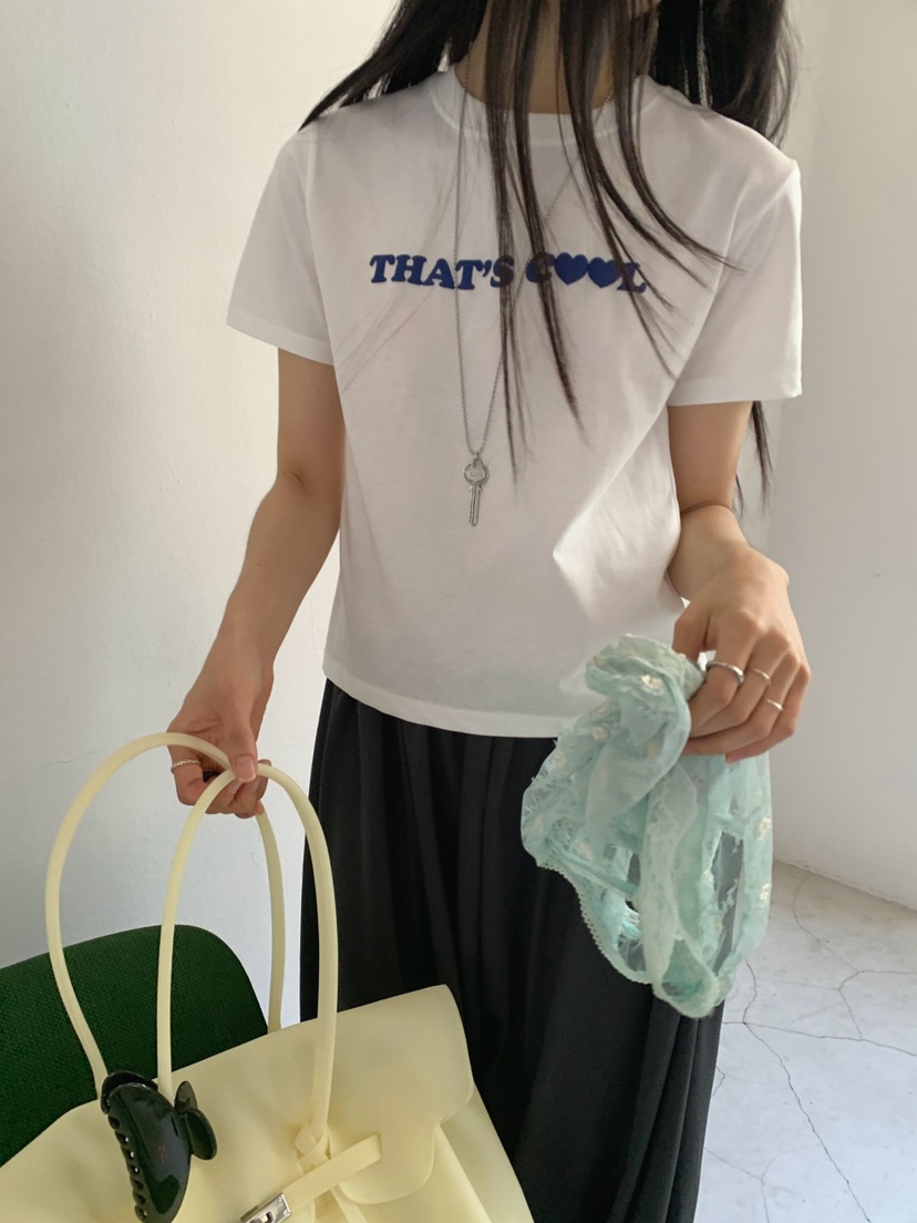 JKICHI韓國直郵女裝新款26夏季26春夏休閑推薦T恤不含項鏈JKICHIT恤