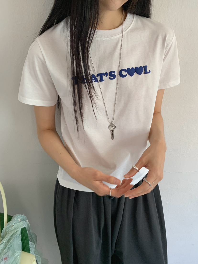 JKICHI韓國直郵女裝新款26夏季26春夏休閑推薦T恤不含項鏈JKICHIT恤