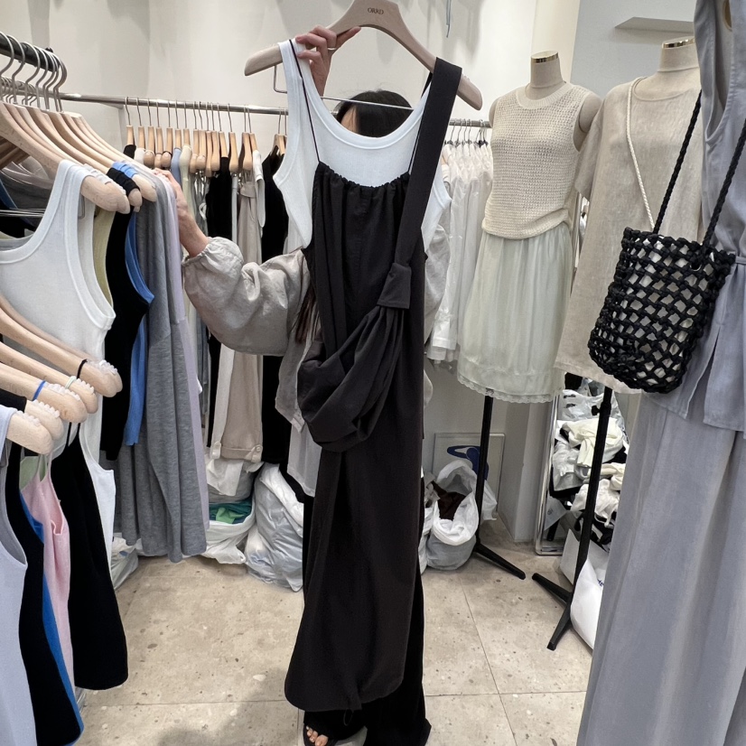 ORRD韓國直郵實拍女士新品職業人氣連衣裙不含內搭含包無袖ORRD連衣裙圖色2