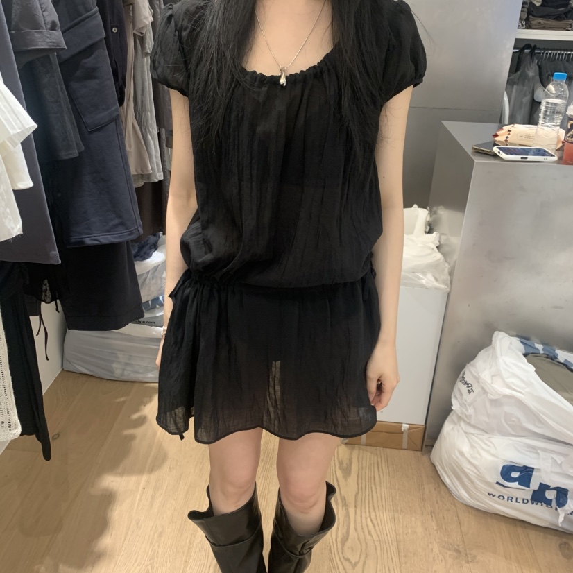 MEET ME東大門實拍韓國女士新款推薦26夏季休閑時尚連衣裙MEET ME連衣裙圖色1