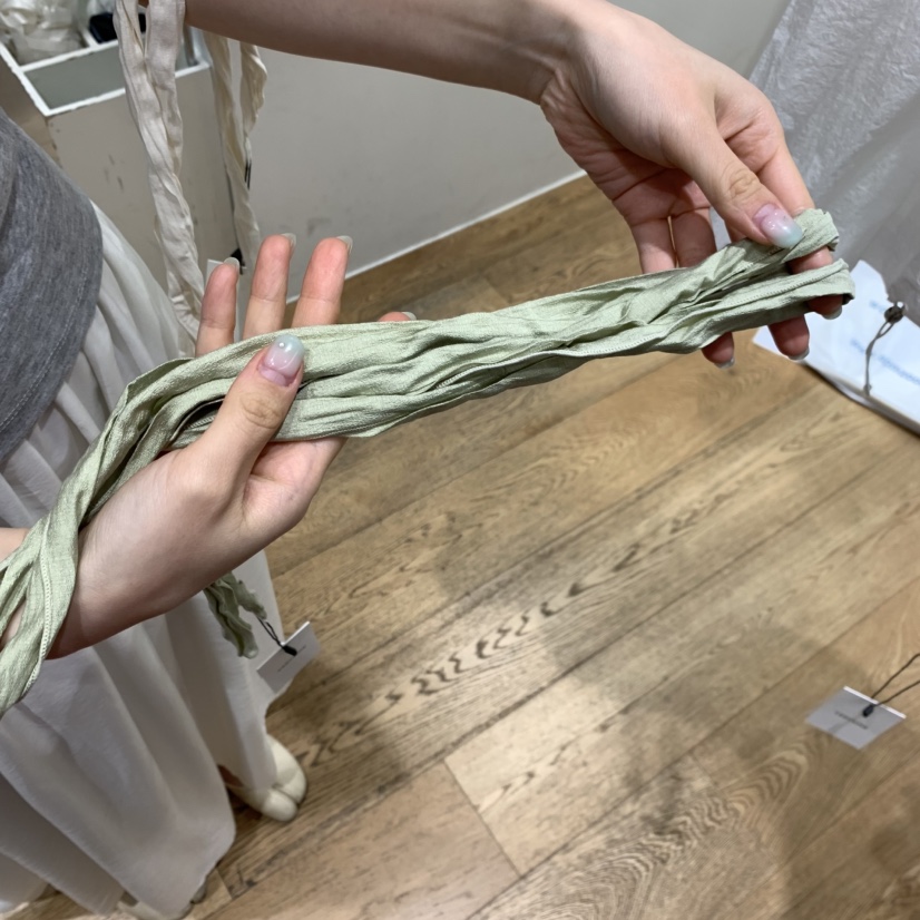 VERVEINE韓國直郵女裝新款26春夏推薦熱賣圍巾披肩褶皺圍巾VERVEINE圍巾/披肩圖色3