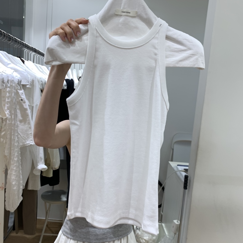 VERVEINE韓國直郵女裝新品時尚休閑人氣26春夏吊帶背心無袖VERVEINE吊帶/背心圖色3