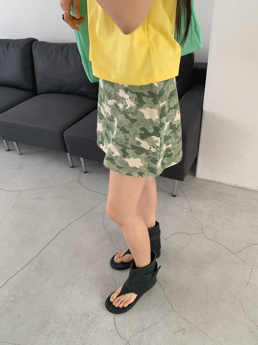 JKICHI韓國東大門直郵女士新品推薦熱賣休閑職業短裙SK迷彩JKICHI短裙