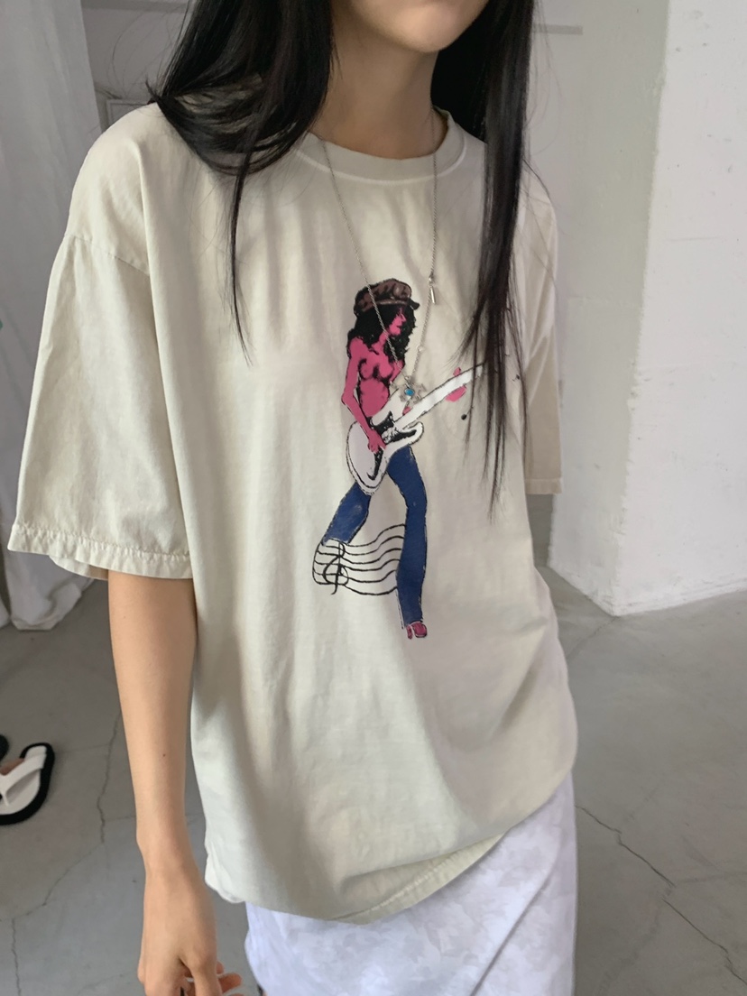 JKICHI東大門實拍韓國女裝新品26夏季職業推薦T恤不含項鏈JKICHIT恤
