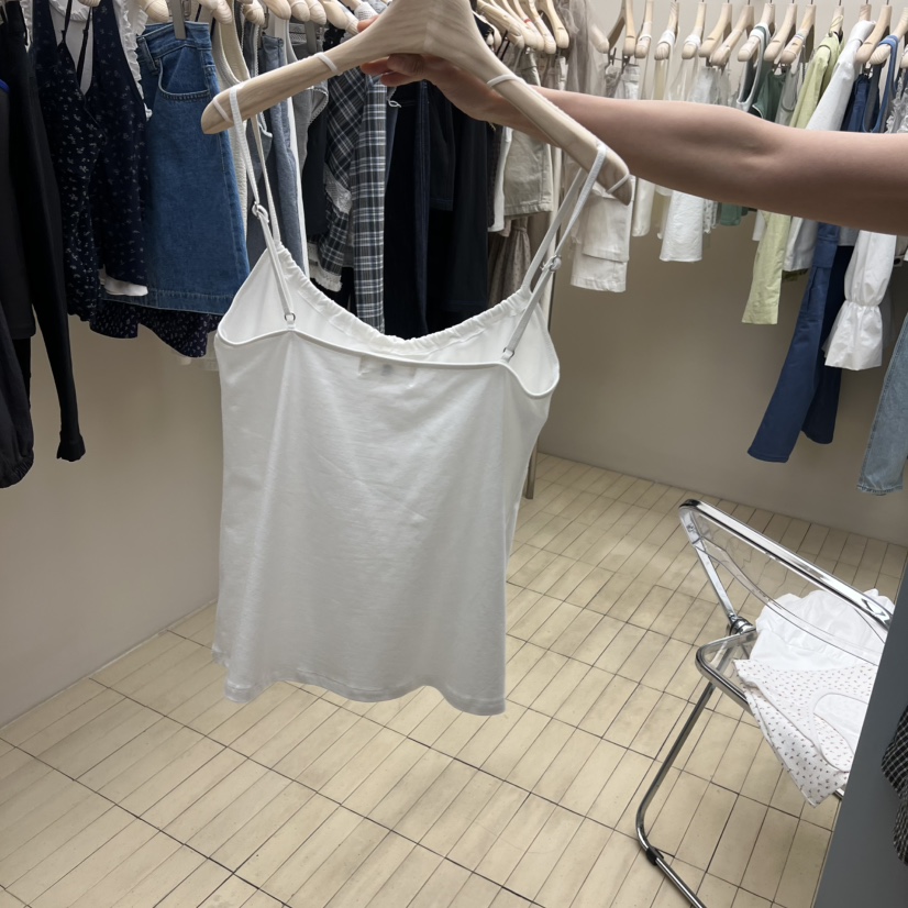 THEPLAN韓國東大門代購女裝新款休閑26夏季吊帶背心無袖緞帶THE PLAN吊帶/背心