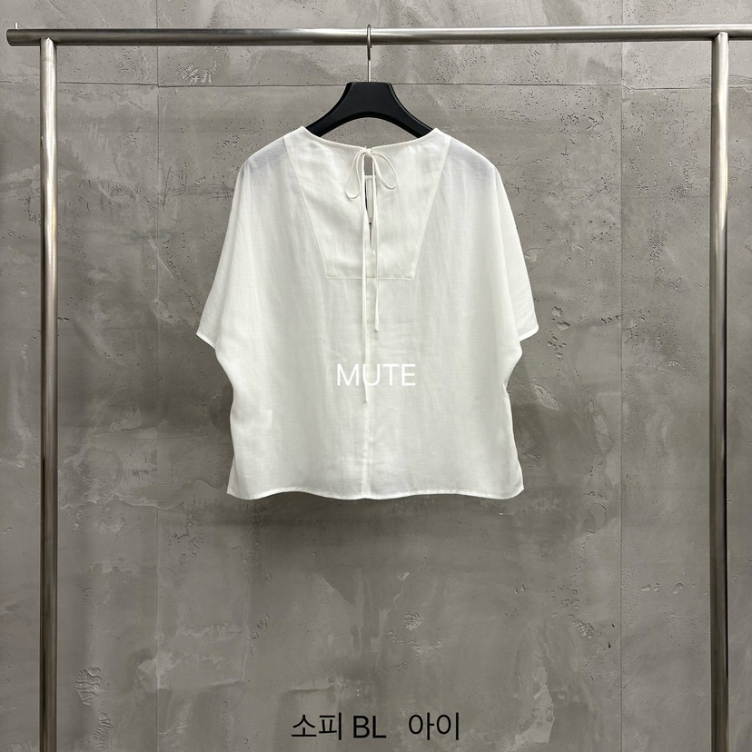 MUTE-P韓國直郵實拍女裝新款休閑26春夏時尚襯衫蕾絲衫BLMUTE襯衫/蕾絲衫