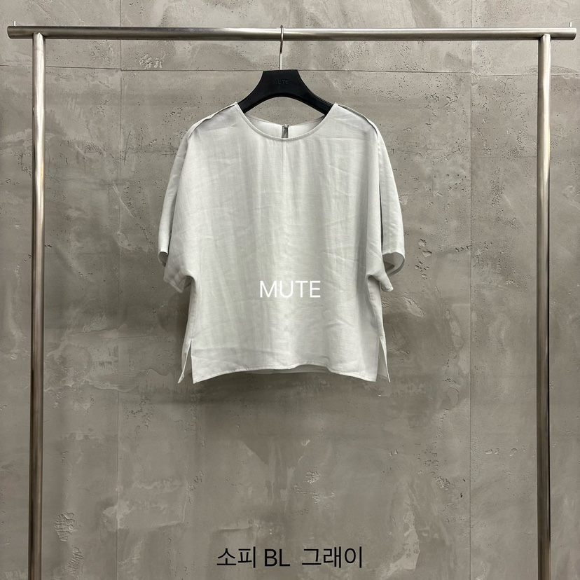 MUTE-P韓國直郵實拍女裝新款休閑26春夏時尚襯衫蕾絲衫BLMUTE襯衫/蕾絲衫圖色4