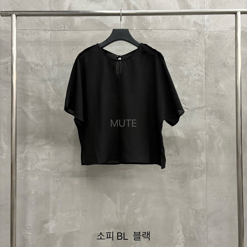 MUTE-P韓國直郵實拍女裝新款休閑26春夏時尚襯衫蕾絲衫BLMUTE襯衫/蕾絲衫圖色5