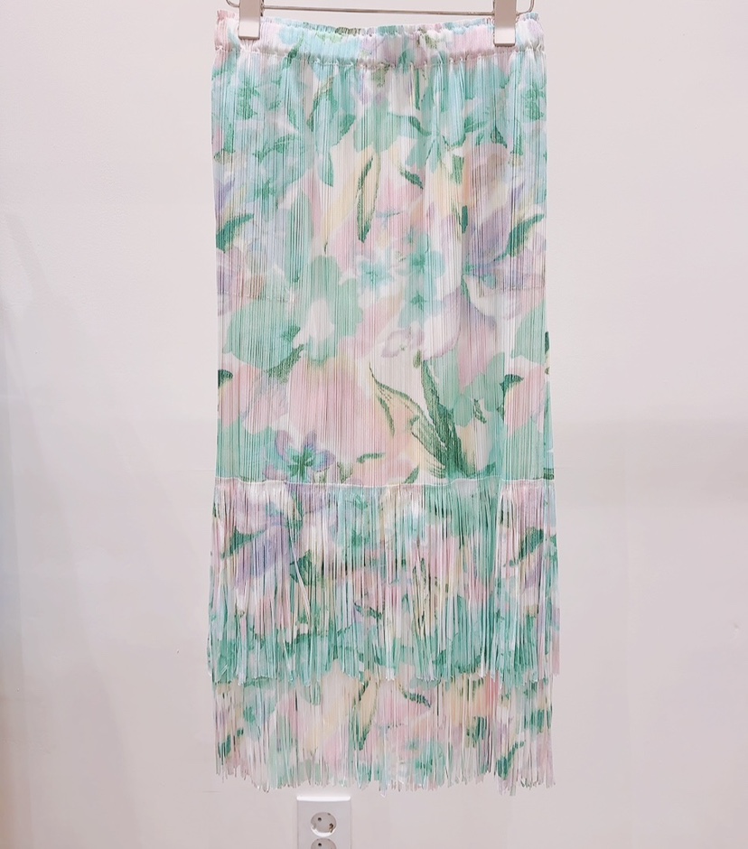 AWESOME-P韓國代購女士新品26春夏推薦休閑熱賣職業長裙AWESOME-P長裙圖色1