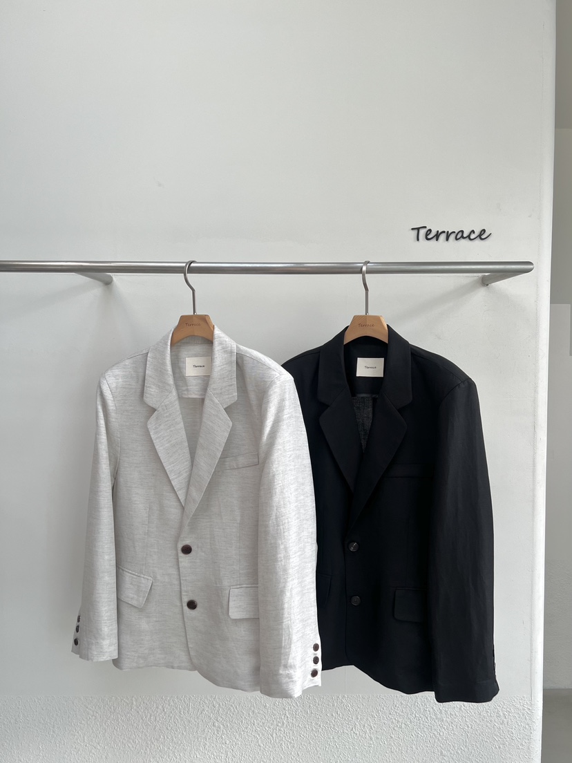 TERRACE韓國直郵實拍女裝新品人氣時尚職業熱賣西裝西服亞麻TERRACE西裝/西服