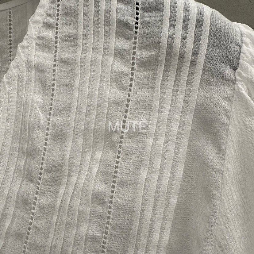 MUTE-P韓國直郵女士新品休閑熱賣職業26春夏襯衫蕾絲衫BLMUTE襯衫/蕾絲衫