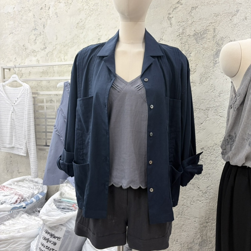 SOLD OUT韓國直郵實拍女裝新品26夏季推薦熱賣襯衫蕾絲衫SOLD OUT襯衫/蕾絲衫圖色3