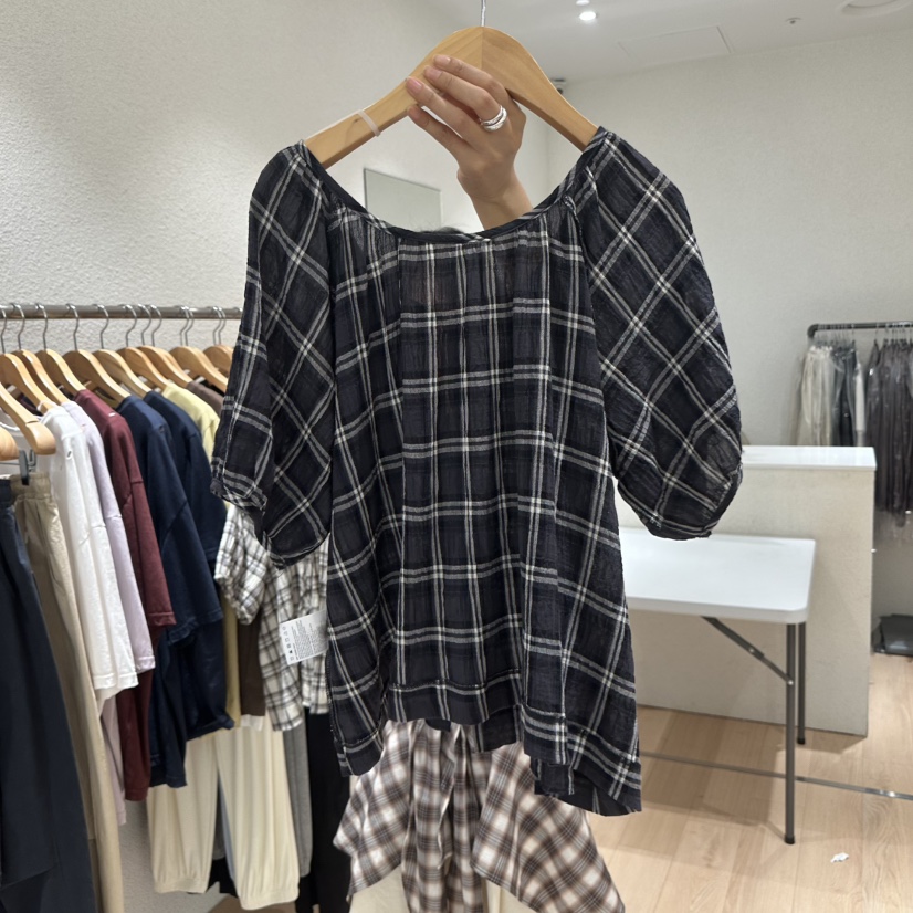 EPIC-S韓國東大門直郵女士新品推薦熱賣26春夏襯衫蕾絲衫BLEPIC-S襯衫/蕾絲衫