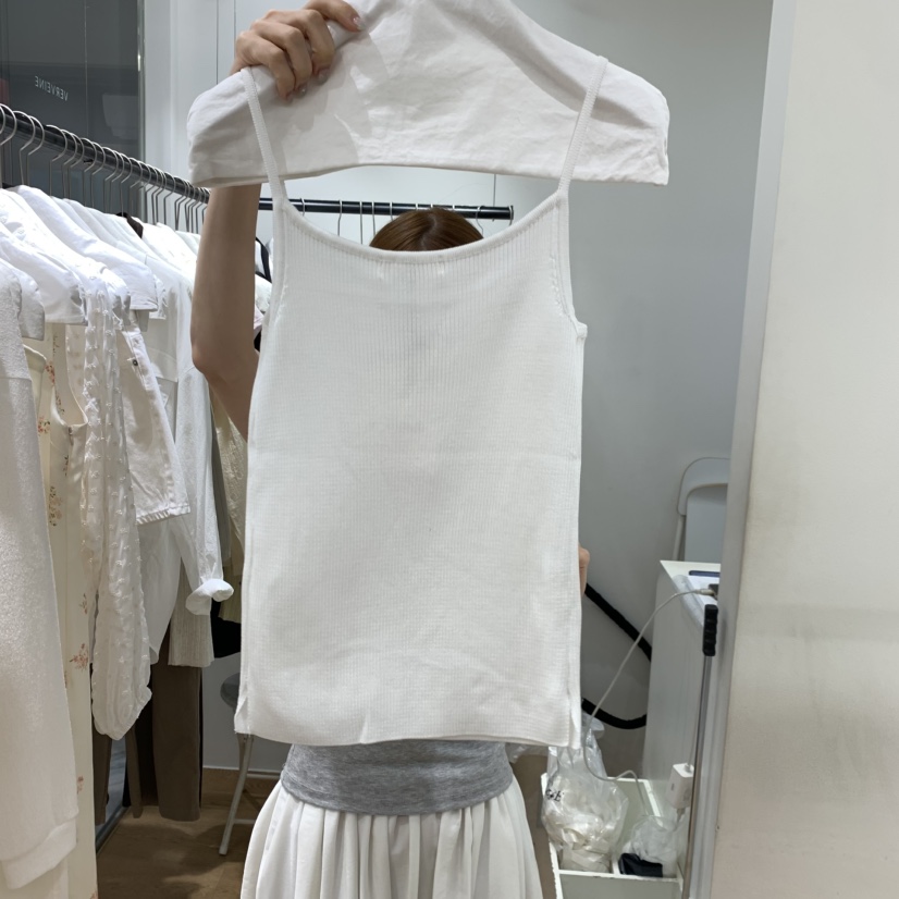 VERVEINE韓國直郵女裝新品26春夏時尚人氣吊帶背心絲綢無袖VERVEINE吊帶/背心