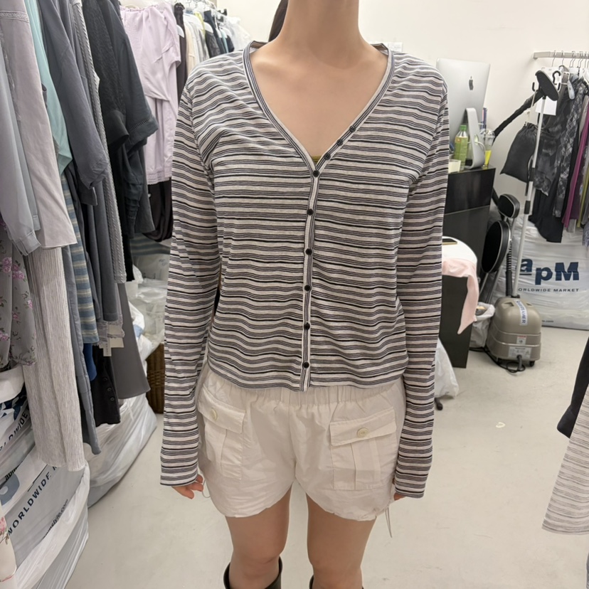 SOLD OUT韓國直郵實拍女裝新品休閑時尚26春夏長袖T恤開衫SOLD OUT長袖T恤圖色3