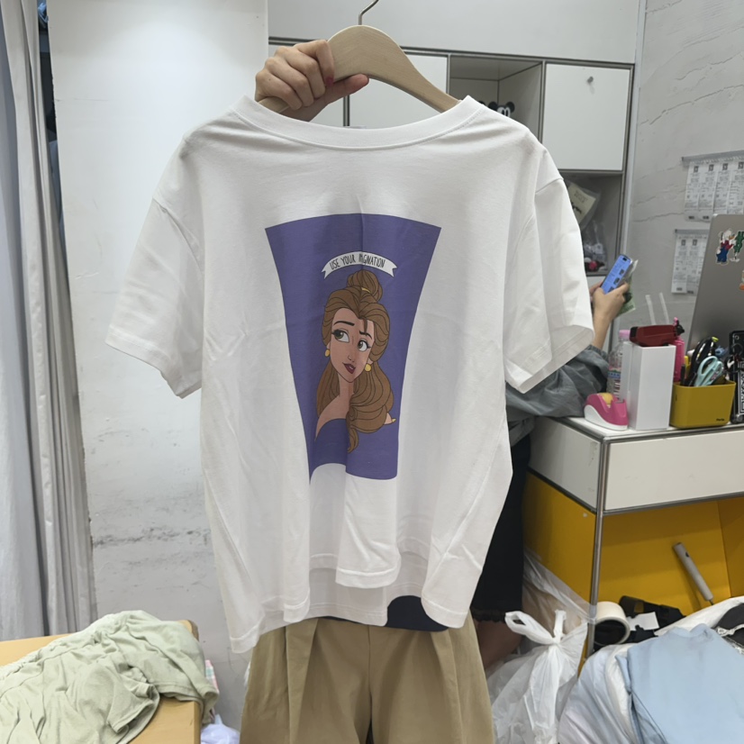 DE LINE韓國東大門代購女士新款人氣時尚推薦26春夏職業T恤DE LINET恤圖色4