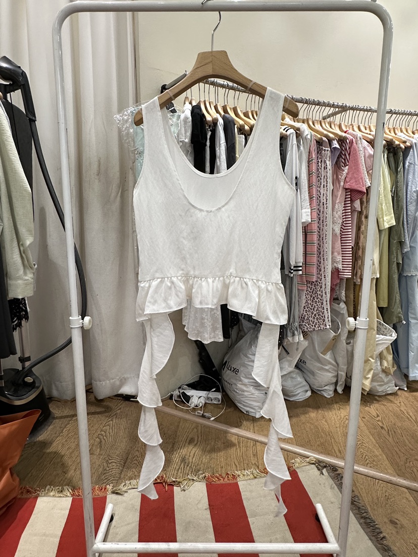 AUVERFIT韓國直郵實拍女裝新款熱賣26春夏職業26夏季吊帶背心SAUVERFIT吊帶/背心