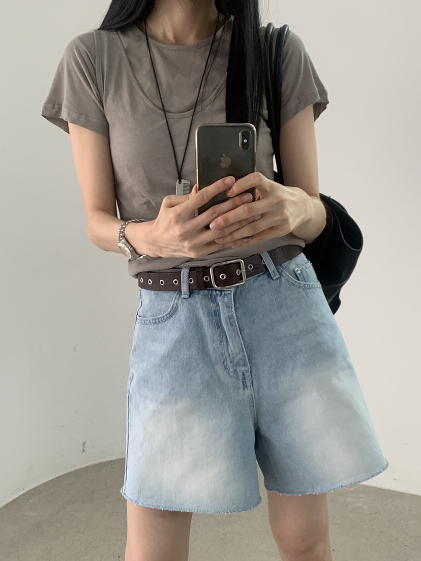 TRUE東大門實拍韓國女裝新品人氣休閑推薦時尚職業熱賣短褲TRUE短褲