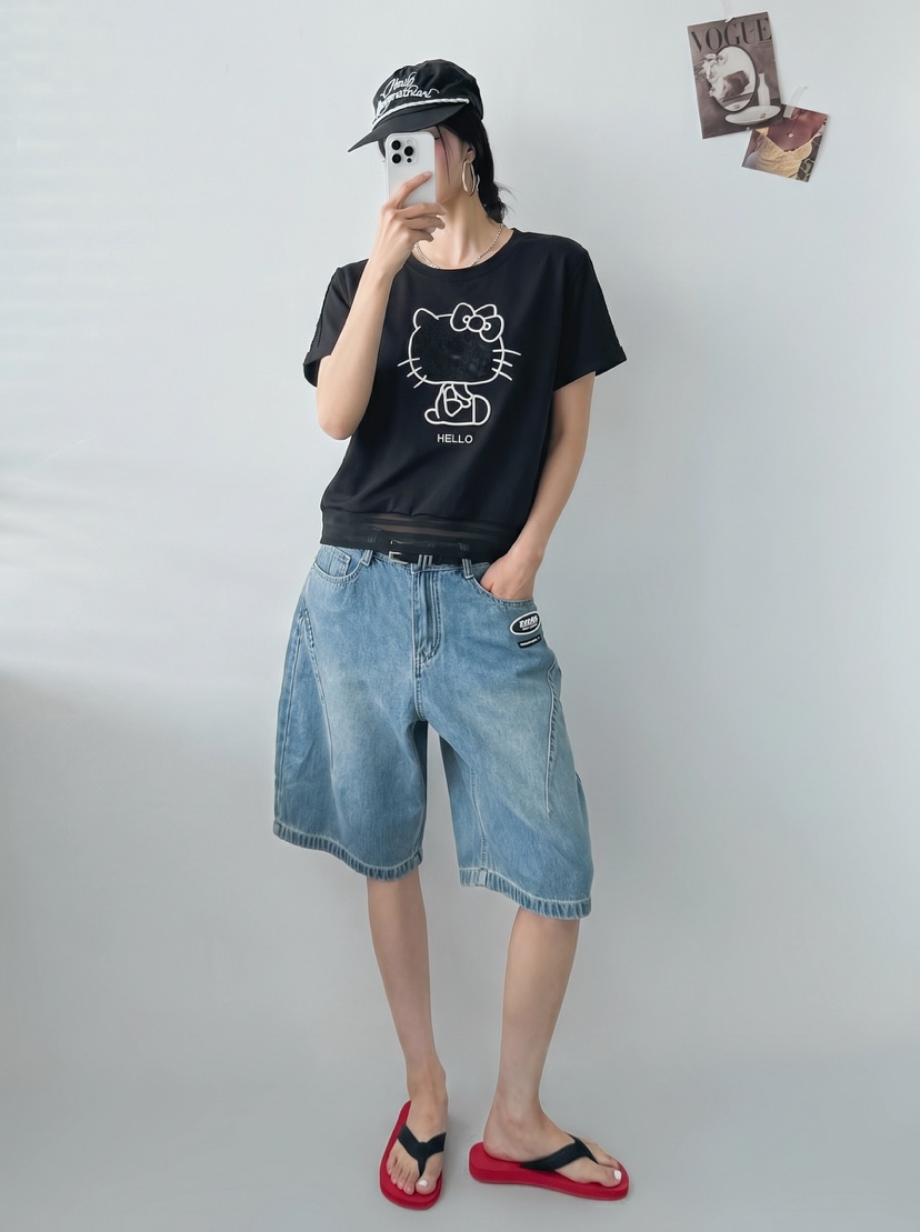 IAAN韓國代購女裝新品時尚推薦26夏季休閑26春夏人氣職業T恤iaAnT恤