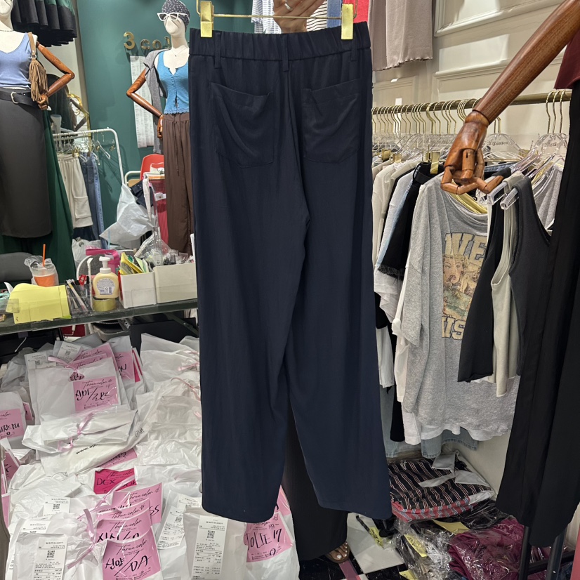 3COLOR韓國直郵實拍女裝新款職業休閑褲不含腰帶Three color休閑褲