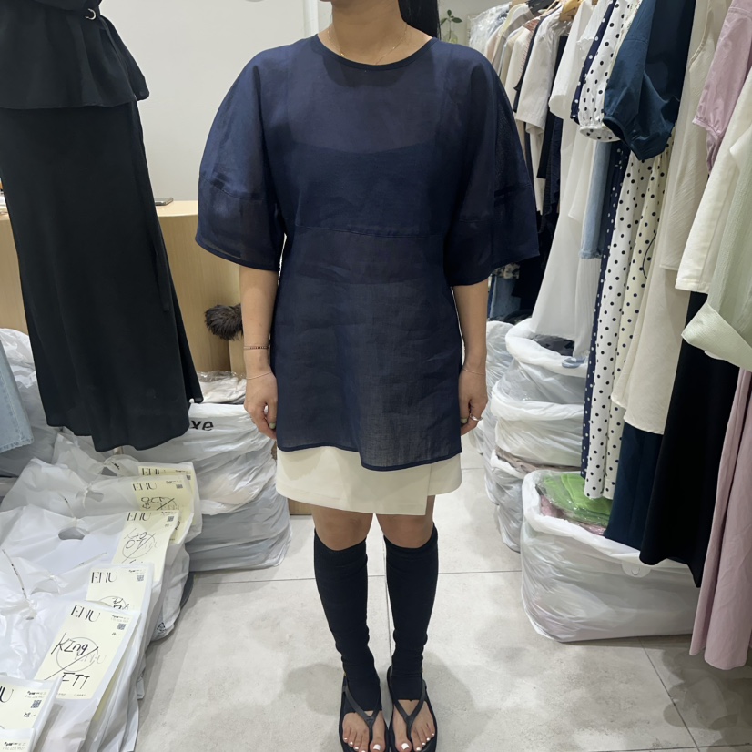 EN.U韓國直郵女士新品推薦職業時尚人氣休閑熱賣襯衫蕾絲衫EN.U襯衫/蕾絲衫圖色3