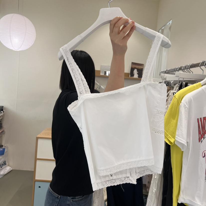 ARE韓國直郵實拍女士新款人氣26春夏吊帶背心不含內搭鉤針編織ARE YOU/ARE吊帶/背心