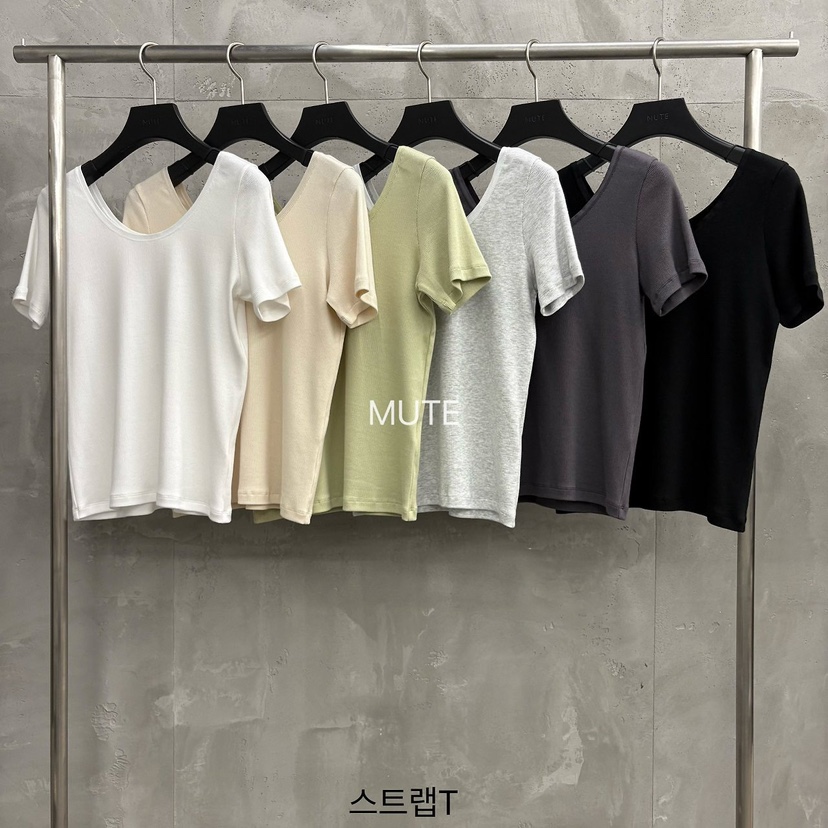 MUTE-P韓國直郵女士新品休閑職業26春夏時尚熱賣26夏季T恤MUTET恤