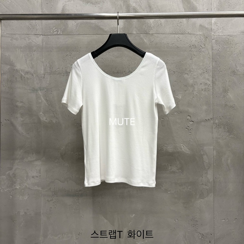 MUTE-P韓國直郵女士新品休閑職業26春夏時尚熱賣26夏季T恤MUTET恤