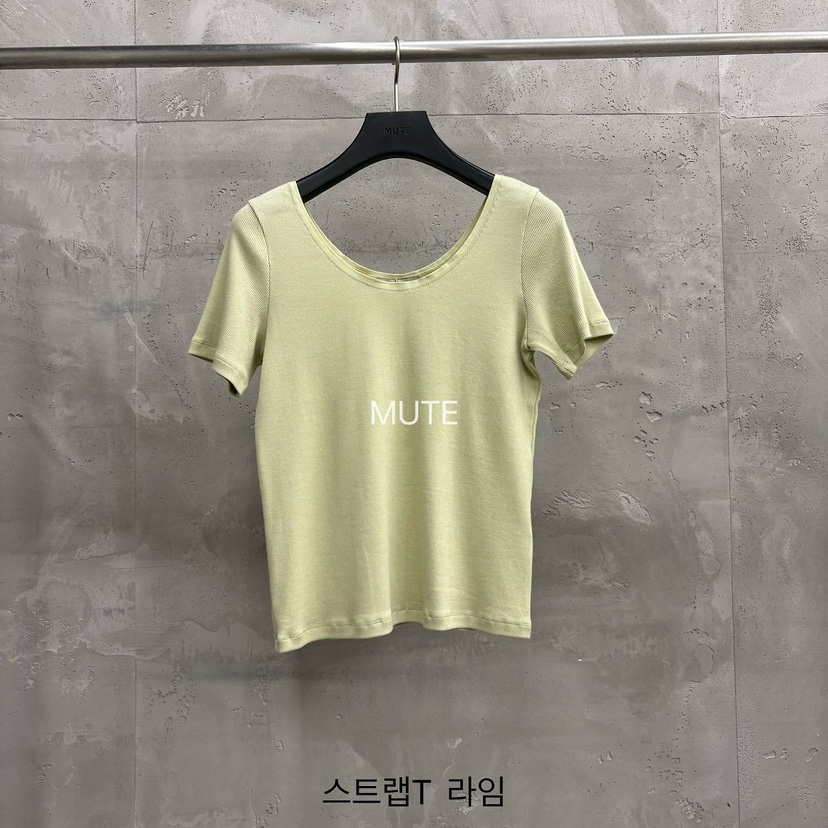 MUTE-P韓國直郵女士新品休閑職業26春夏時尚熱賣26夏季T恤MUTET恤圖色3