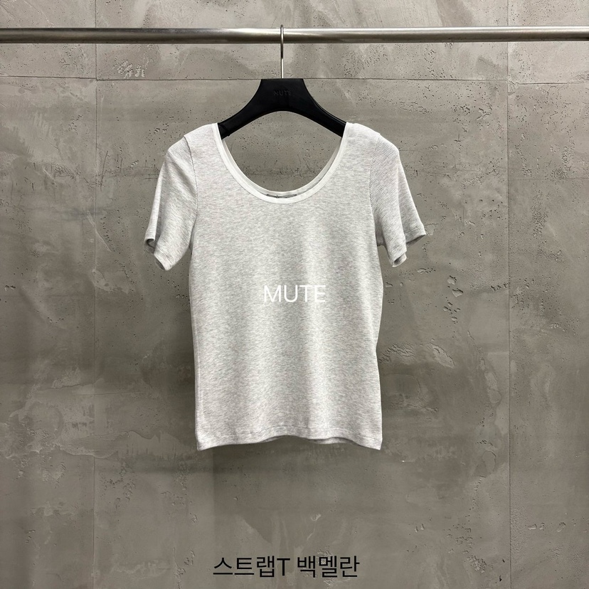 MUTE-P韓國直郵女士新品休閑職業26春夏時尚熱賣26夏季T恤MUTET恤圖色4