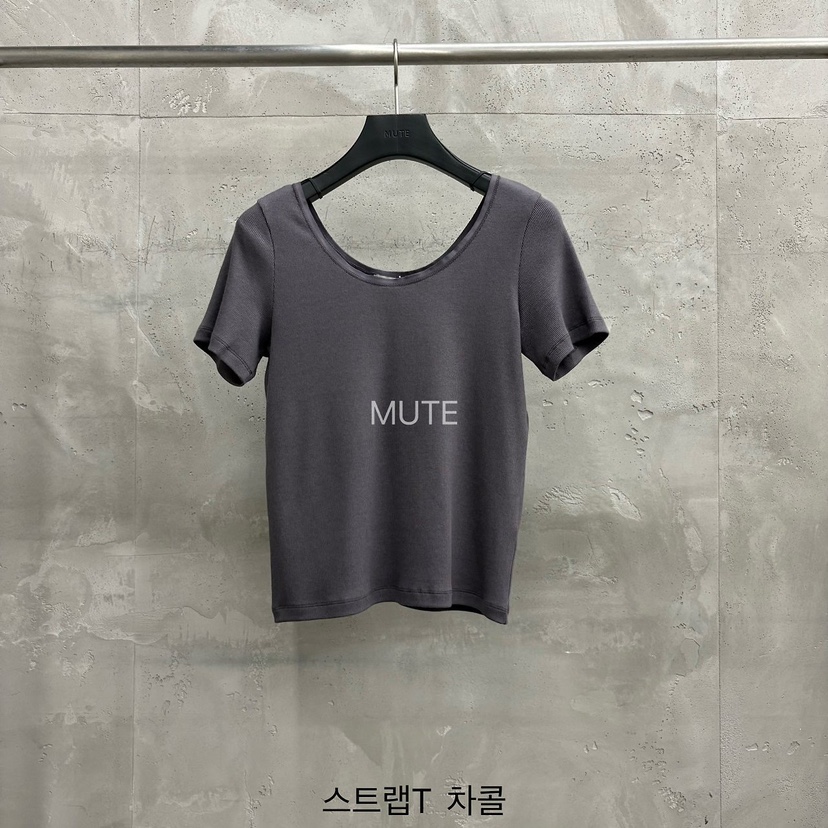 MUTE-P韓國直郵女士新品休閑職業26春夏時尚熱賣26夏季T恤MUTET恤圖色5
