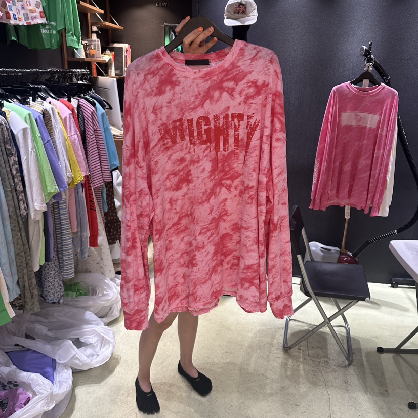 CHAVI韓國直郵實拍女士新品時尚推薦熱賣26春夏26夏季長袖T恤CHAVI長袖T恤圖色2