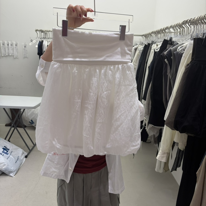 PADO韓國直郵女裝新品人氣時尚熱賣推薦職業休閑短裙透明PADO短裙圖色1