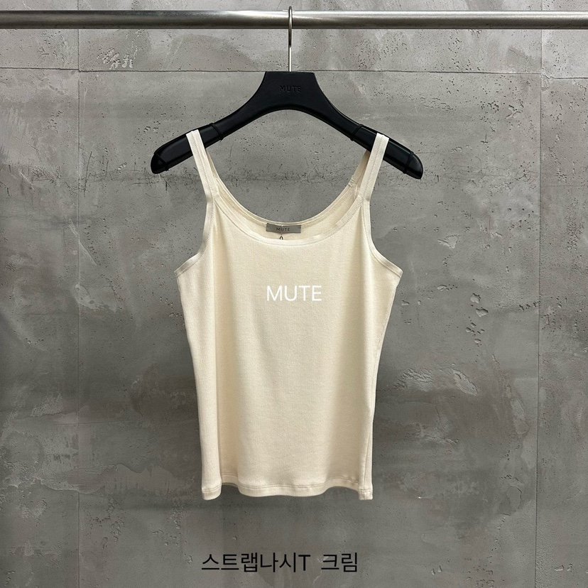 MUTE-P東大門實拍韓國女士新款熱賣休閑26春夏職業吊帶背心MUTE吊帶/背心圖色2