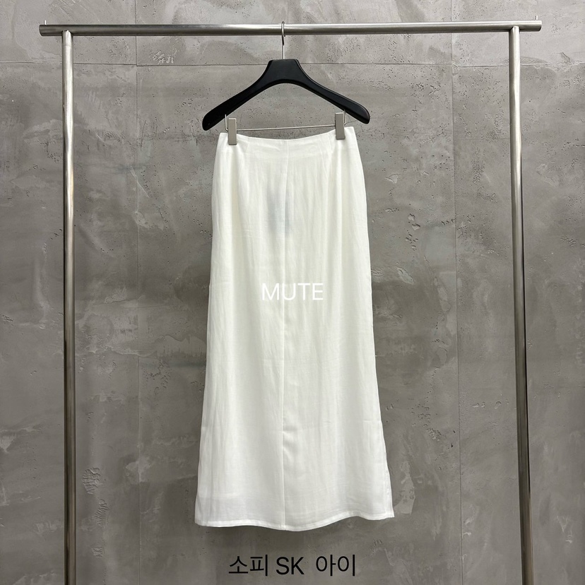 MUTE-P韓國直郵實拍女士新款26春夏推薦26夏季職業長裙SKMUTE長裙