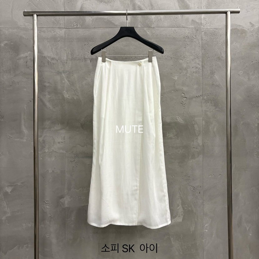MUTE-P韓國直郵實拍女士新款26春夏推薦26夏季職業長裙SKMUTE長裙圖色1