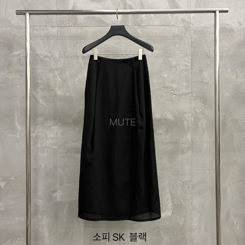 MUTE-P韓國直郵實拍女士新款26春夏推薦26夏季職業長裙SKMUTE長裙圖色5