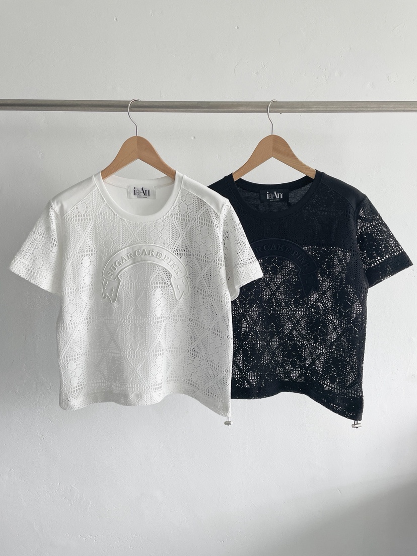 IAAN韓國東大門代購女士新品休閑26春夏襯衫蕾絲衫鉤針編織iaAn襯衫/蕾絲衫
