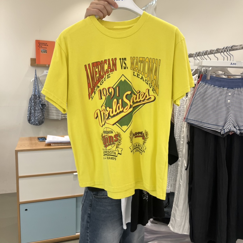 ARE韓國直郵女士新品熱賣推薦職業26春夏休閑時尚人氣T恤ARE YOU/ARET恤圖色2