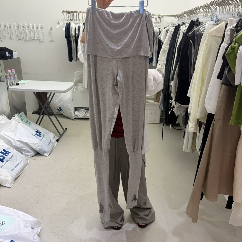 PADO韓國東大門直郵女士新款26夏季職業人氣26春夏休閑褲保暖PADO休閑褲圖色1