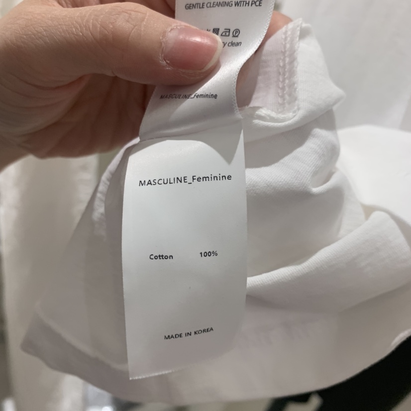 MASCULINE韓國直郵實拍女裝新品休閑推薦職業時尚T恤經典MASCULINET恤