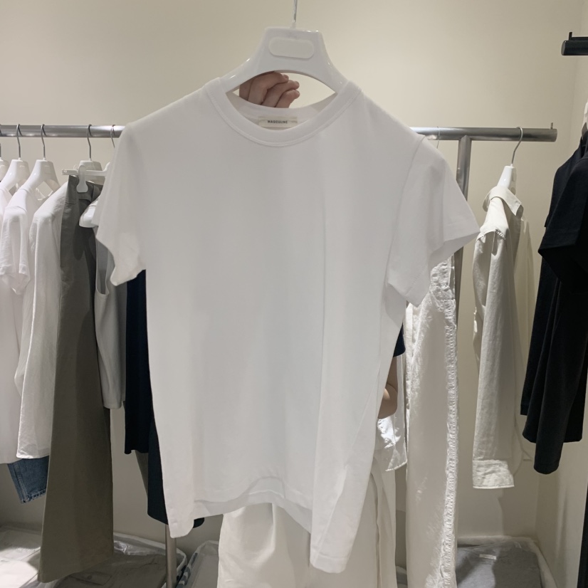 MASCULINE韓國直郵實拍女裝新品休閑推薦職業時尚T恤經典MASCULINET恤圖色1