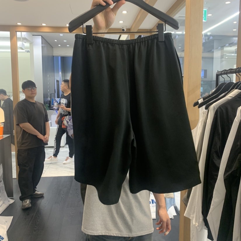 OBJECT東大門實拍韓國女裝新品休閑時尚26夏季26春夏短褲緞面OBJECT短褲