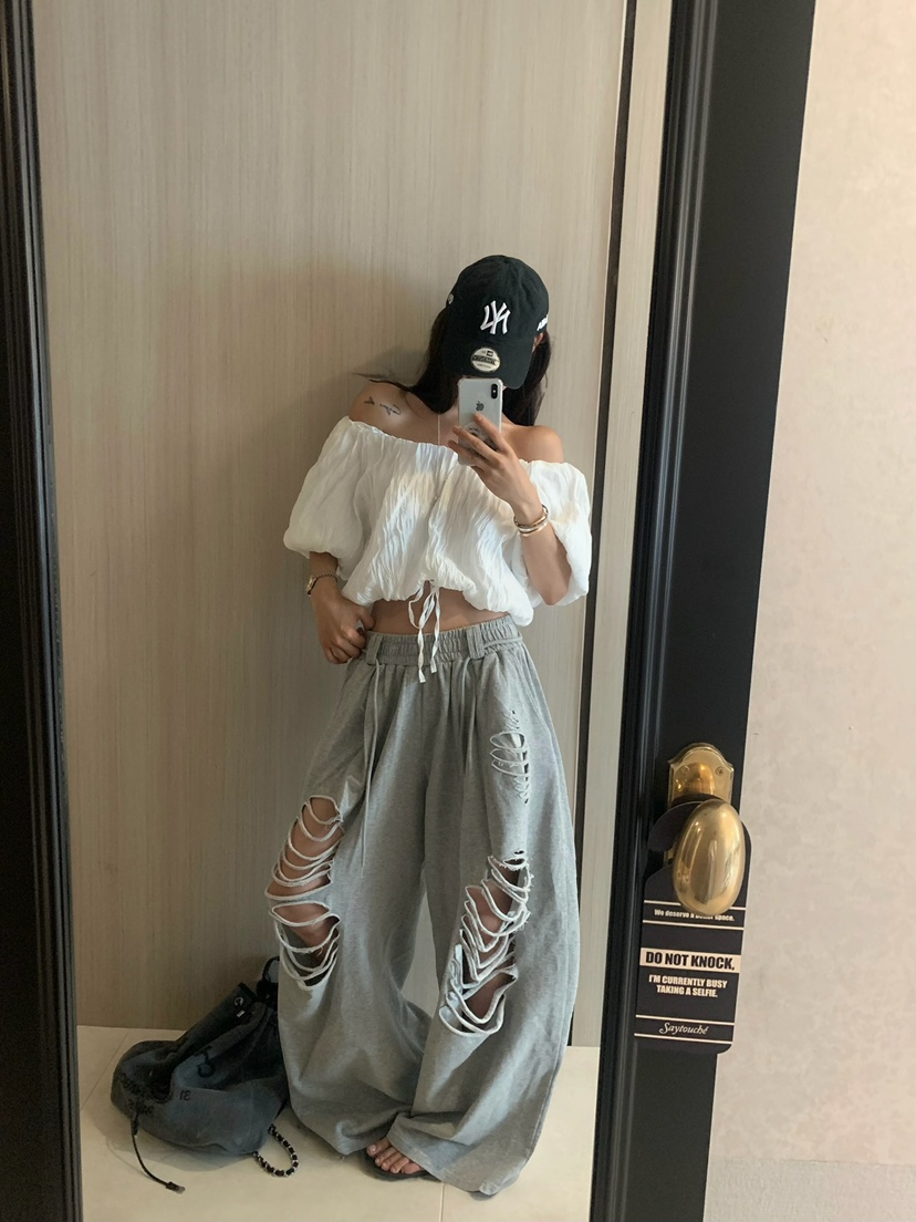 VIRKIN韓國東大門代購女士新款職業休閑推薦時尚休閑褲復古VIRKIN休閑褲