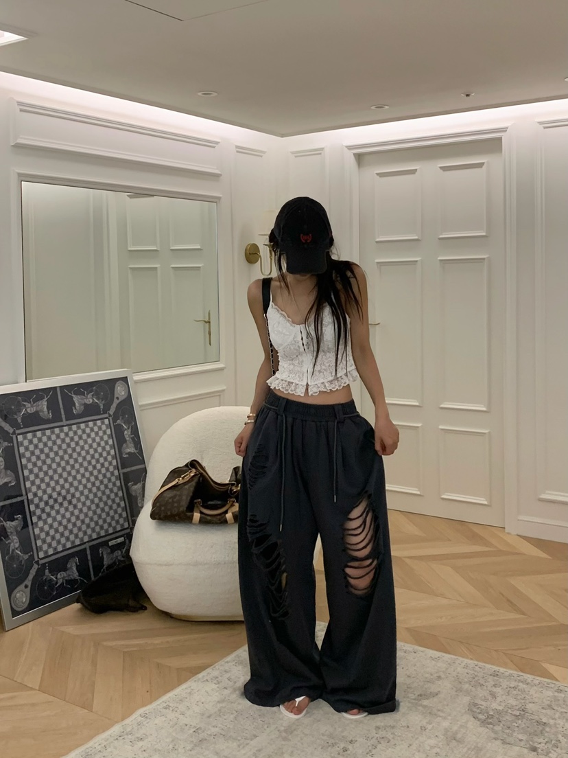 VIRKIN韓國東大門代購女士新款職業休閑推薦時尚休閑褲復古VIRKIN休閑褲圖色4