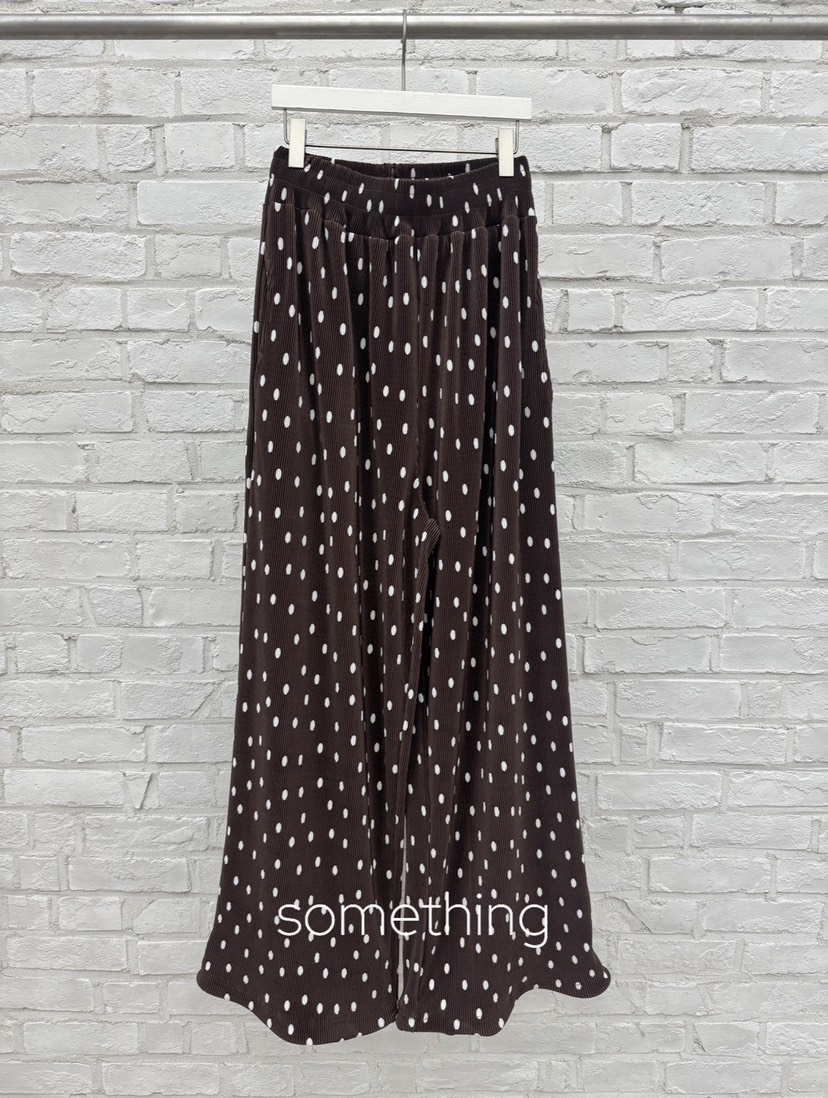 SOMETHING-L/FANCY東大門實拍韓國女士新品職業休閑褲褶皺SOMETHING-L/FANCY休閑褲圖色3