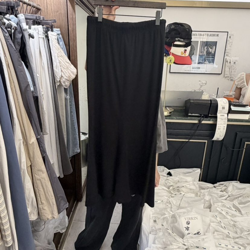 VIRKIN韓國直郵女士新款推薦人氣職業休閑時尚26春夏長裙露背VIRKIN長裙